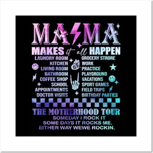 Mama Rock Tour Someday I Rock It Some Day It Rocks Me Mother's Day Posters and Art